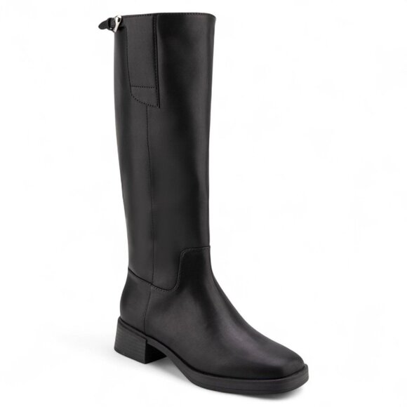 Aerosoles Women's Della Double Zip Tall Boots - Black - Picture 1 of 4